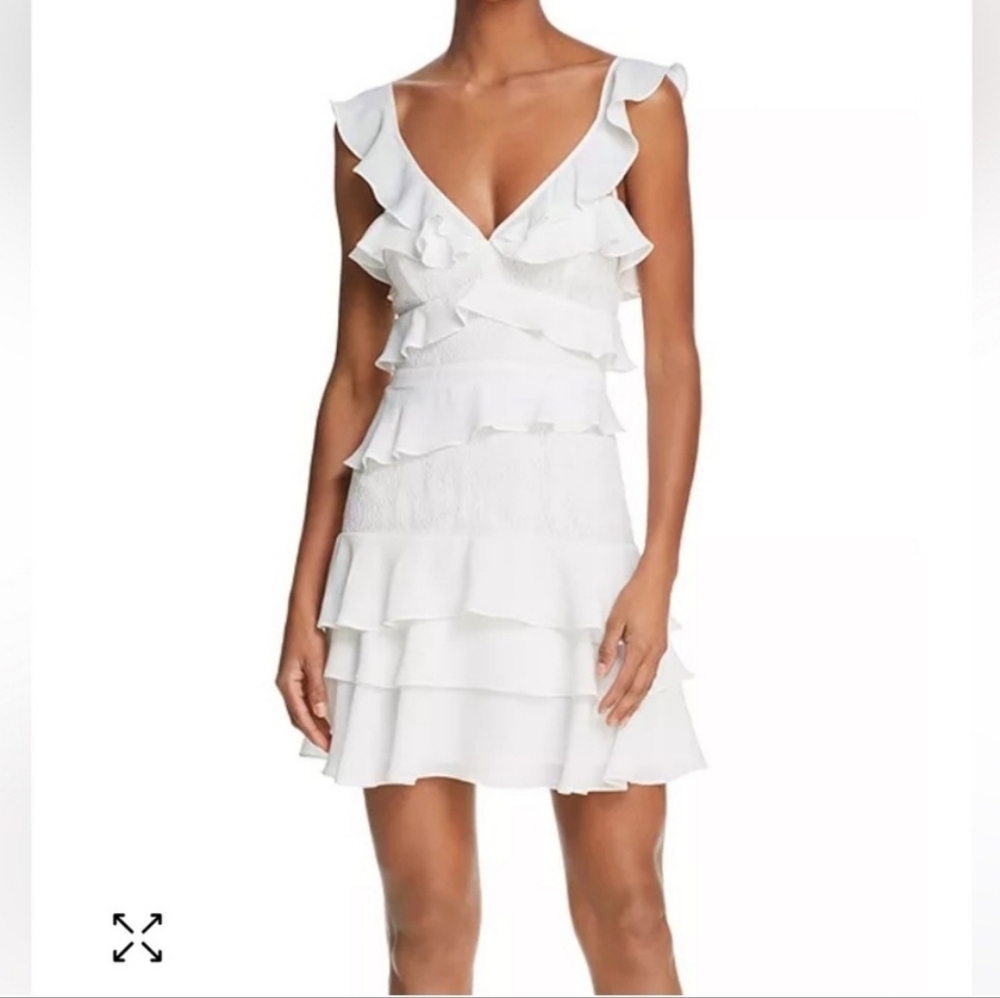 Bardot Ruffled Dress